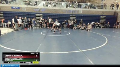 170 lbs Cons. Round 3 - Derek Andreason, Unaffiliated vs Travis Schierman, Silver Valley Wrestling Club