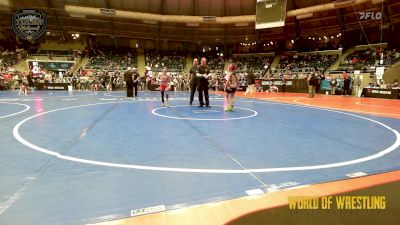 81 lbs Semifinal - Keira Cunningham, Upper Township vs Charlee Rea, Sedalia Youth Wrestling Club