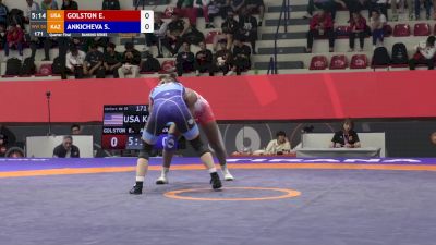 50 kg Quarterfinal - Erin Golston, USA vs Svetlana Ankicheva, KAZ