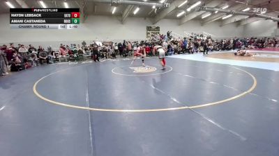 150 lbs Champ. Round 1 - Haydn Lebsack, Eaton vs Amani Castaneda, Roosevelt