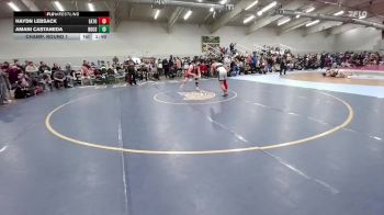 150 lbs Champ. Round 1 - Haydn Lebsack, Eaton vs Amani Castaneda, Roosevelt