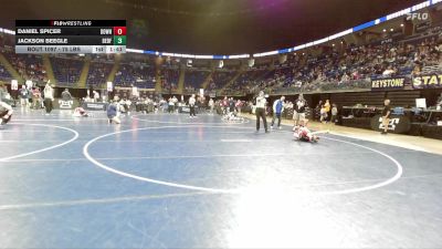 75 lbs Round Of 32 - Daniel Spicer, Downingtown vs Jackson Beegle, Bedford