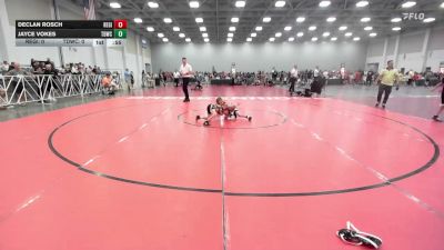 52 lbs Rr Rnd 1 - Declan Rosch, Region Wrestling Academy - EL vs Jayce Vokes, TDWC Minions Grey - EL