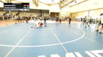 140-H lbs Consi Of 8 #2 - Brandon Beres, Estebuilt WC vs Tucker Pazinko, Shore Thing WC