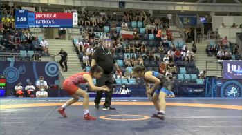 46 kg 1/4 Final - Wiktoria Ewa Jaroniek, Poland vs Sviatlana Katenka, Belarus