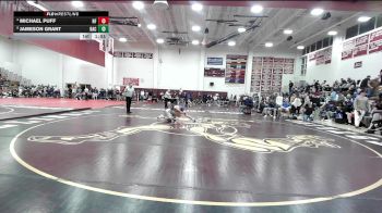 113 lbs Quarterfinal - Michael Puff, New Fairfield vs Jameson Grant, Bacon Academy