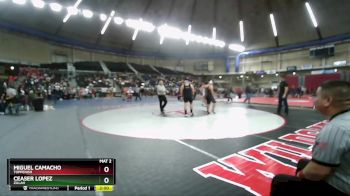 1A West 285 lbs Quarterfinal - Miguel Camacho, Toppenish vs Ceaser Lopez, Zillah