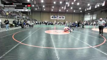 120 lbs Cons. Round 3 - Cruz Enderle, St. Pius X (Kansas City) vs Teague Munson, Arkansas City