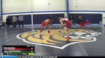 174 lbs Champ. Round 1 - Fox Maxwell, Bridgewater State vs Joel Martsinovsky, Stevens Tech