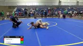 123 lbs Champ. Round 1 - Elias Garza, Warsaw Tiger Wrestling vs Landon Wettlaufer, Woodford County