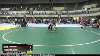 45 lbs Round 4 - Sebastian Henry, La Crosse Area Wrestlers vs Quintyn Wiegel, DC Elite