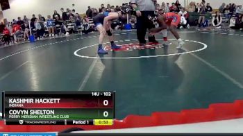 102 lbs Champ. Round 2 - Kashmir Hackett, Indiana vs Covyn Shelton, Perry Meridian Wrestling Club