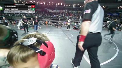 37 lbs Quarterfinal - Culver Rohel, Iron Horse vs Brody Gattone, North Hunterdon