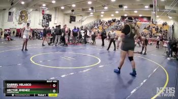 285 lbs Cons. Round 3 - Hector Jimenez, Charter Oak vs Gabriel Velasco, Northview