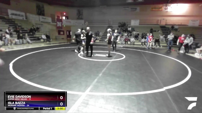 130 lbs Finals (2 Team) - Evie Davidson, Super Hero Squad vs Isla Baeza ...