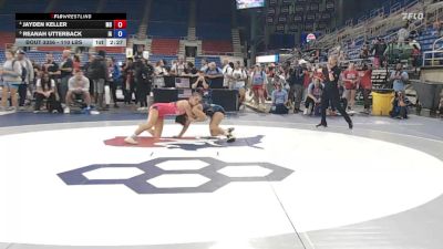 110 lbs 5th Place Match - Jayden Keller, MO vs Reanah Utterback, IA