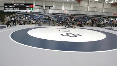56 lbs Quarters - Joey Garcia, One More Period Wrestling Club vs Grayson Guelig, MN Elite Wrestling Club