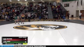 157 lbs Champ. Round 1 - Tate Nichter, Drexel vs Luka Wick, Cal Poly