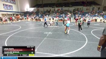 115 lbs Cons. Semi - Madeline Bowlin, Cane Bay Cobras vs Jack Coats, Palmetto State Wrestling Acade