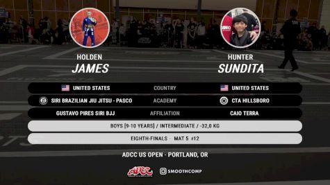Hunter Sundita vs Holden James 2026 ADCC Portland Open
