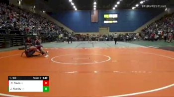 1 lbs Quarterfinal - Cody Davis, George Wythe (Wytheville) vs Josh Nunley, Northwood