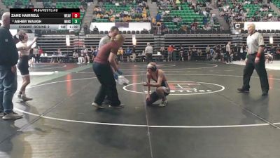 1A-4A 113 Champ. Round 2 - Zane Hairrell, Weaver vs Asher Waugh, New Hope HS