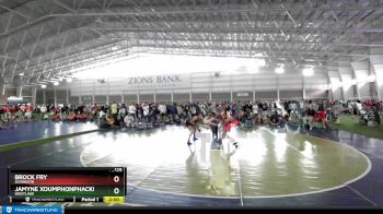 126 lbs Semifinal - Jamyne Xoumphonphackdy, Westlake vs Brock Fry, Gunnison