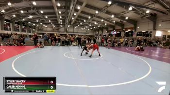 126 lbs 2nd Place Match - Tyler Yancey, Spartan Mat Club vs Caleb Hennig, 512 Outlaw Wrestling