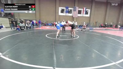 285D 1st Place Match - Ethan Frasier, Deer Creek vs Clayton Perry, Melissa