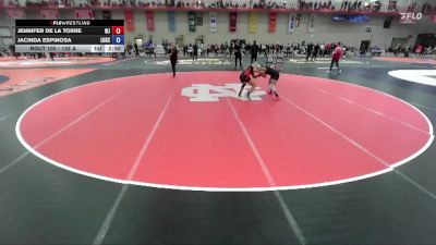 138 A Champ. Round 1 - Jacinda Espinosa, Lindenwood University vs Jennifer De La Torre, William Jewell College