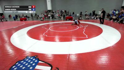 157 lbs Donald Jackson, Team Kansas Gold vs James Kosza, Team Michigan - Red