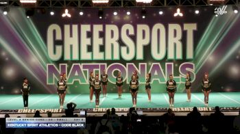 Kentucky Spirit Athletics - Code Black [2026 L4 Senior Coed - D2 - Small Day 2] 2026 CHEERSPORT National All Star Cheerleading Championship