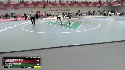 157 lbs Cons. Round 4 - Harrison Konder, North Central vs Nate Camiscioli, Castleton