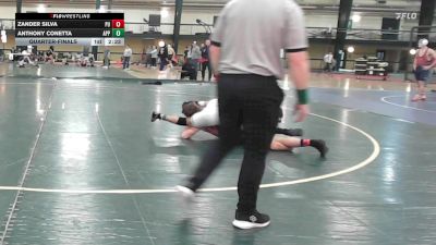 165 lbs Quarterfinal - Zander Silva, Princeton vs Anthony Conetta, App State