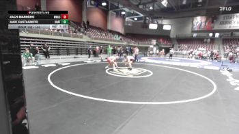 133 lbs Semifinal - Jake Castagneto, Unattached vs Zach Marrero, Western Wyoming Community College