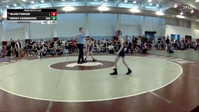 63 lbs Semifinal - Blake Fowler, Herndon vs Brody Farrington, Poquoson Athletic Association