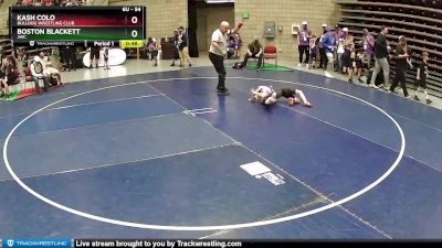 54 lbs Cons. Semi - Kash Colo, Bulldog Wrestling Club vs Boston Blackett, JWC