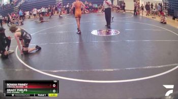 115 lbs Round 1 (6 Team) - Grady Phelps, Ohio Hazards vs Rowan Finney, Carolina Reapers