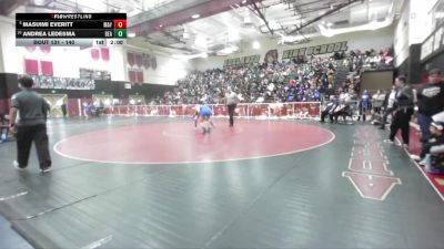 140 lbs Champ. Round 1 - Masuimi Everitt, Mayfair vs Andrea Ledesma, Beaumont