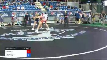 160 lbs Consi Of 128 #2 - Hayden Crow, Wyoming vs Breckin Schoepf, Nebraska