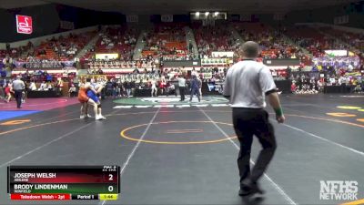 4A 150 lbs Quarterfinal - Joseph Welsh, Abilene vs Brody Lindenman, Winfield