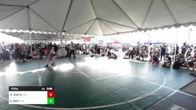 123 lbs Consolation - Sofia Ibarra, Eastvale Elite WC vs Savannah Bell, Wine Country Wr Ac