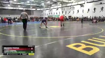 285 lbs Round 2 (8 Team) - Brandon Thomas, Otterbein vs Cadin Koeppel, University Of Wisconsin - White Water