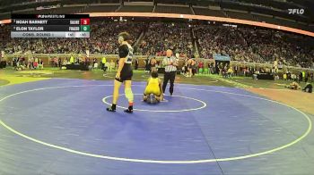 D1-175 lbs Cons. Round 1 - Elon Taylor, Fraser HS vs Noah Barnett, Saline HS