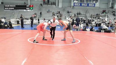 154 lbs Consi Of 4 - Caleb Issacs, Team Gotcha - MS vs Jack Goeke, Woodshed Wrestling Club - MS