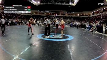 4A 121 lbs Champ. Round 1 - Paul Duran, Robertson vs Isreal Martinez, Bernalillo