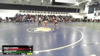 126 lbs Champ. Round 1 - Miguel Calderon, El Toro vs Jorge Palacios, San Fernando