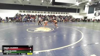 126 lbs Champ. Round 1 - Miguel Calderon, El Toro vs Jorge Palacios, San Fernando