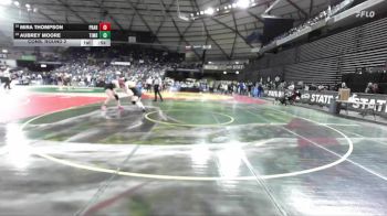 Girls 3A 170 lbs Cons. Round 2 - Mira Thompson, Prairie (Girls) vs Aubrey Moore, Timberline (Girls)