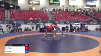 92 kg Round Of 16 - Basil Minto, Iowa vs Max Shaw, Tar Heel Wrestling Club